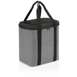 Kühltasche aus hochwertigem Polyestergewebe Ideal für das Picknick, den Einkauf und unterwegs, Couleur:twist silver