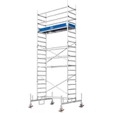 Iller-Leiter Iller Fahrgerüst mit Fahrbalken 2,20x0,75m und 150mm Rollen nicht spindelbar 6,25m AH