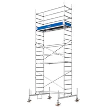 Iller-Leiter Iller Fahrgerüst mit Fahrbalken 2,20x0,75m und 150mm Rollen nicht spindelbar 6,25m AH