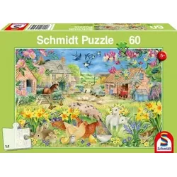 SCHMIDT SPIELE 56419 Puzzle Kipu Mein kleiner Bauernhof 60 Teile