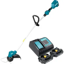 Makita DUR 189 SA2 Akku Rasentrimmer 18 V 300 mm Brushless + 2x Akku 2,0 Ah + Ladegerät