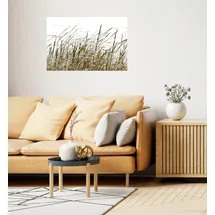 Queence Wandsticker QUEENCE "Sylt", beige, B:90cm H:60cm T:0,1cm, Folie, Wandtattoos, Selbstklebend, kinderleichte Anbringung