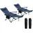 Woltu Campingstuhl 2er Set Blau