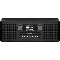 Tragbares Radio Pure CLASSIC A-D6I Schwarz FM Retro