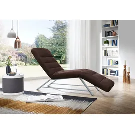 W.Schillig Relaxliege »daily dreams«, Funktionsliege wahlweise mit Motor, Gestell matt, Breite 65 cm braun