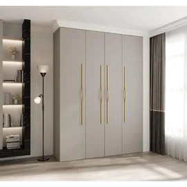 abiks möbel Drehtürenschrank COMO 180 x 245,5 x 40 cm Gold