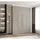 abiks möbel Drehtürenschrank COMO 180 x 245,5 x 40 cm Gold