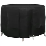 vidaXL Gartenmöbel-Abdeckung 6 Ösen Ø125x75 cm Rund