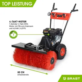 BRAST Benzin Kehrmaschine 60 cm