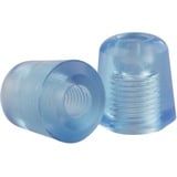 Soft-Ohroliven Blau/Transparent ID 4,5 mm Universal für Stethoskope