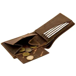 GREENBURRY Vintage Geldbörse Herren braun