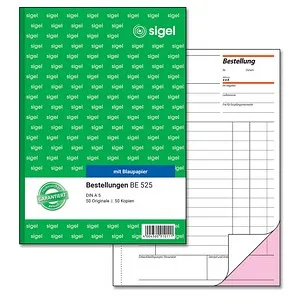 Preisvergleich Produktbild SIGEL Bestellung Formularbuch BE525