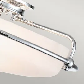 Elstead Lighting Griffin 3-flammige Deckenleuchte 42,2 cm chrom poliert