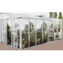 VITAVIA Gewächshaus »Helena«, 11,8 m2, Aluminium/Glas, winterfest - silberfarben