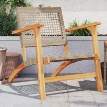 vidaXL Gartenstuhl 2 St. 33 x 0 x 0 cm beige
