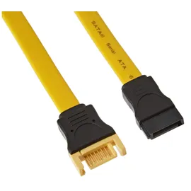 DeLock SATA 6Gb/s Verlängerungskabel 0.5m, gerade/gerade