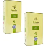Bio Olivenöl Extra Nativ aus Kreta 2x3L Kanister kaltgepresst Premium