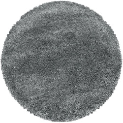 Hochflor-Teppich »FLUFFY 3500«, Ayyildiz Teppiche, rund, Höhe: 50 mm grau Ø 200 cm x 50 mm