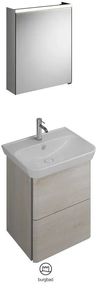 burgbad IVEO SFHJ065 Möbelgruppe Anschlag Spiegeltür rechts - Eiche Dekor Merino F2835