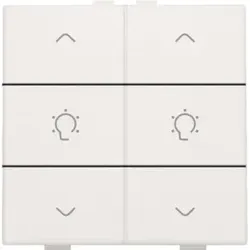 Niko Züblin 101-51046 Doppel Dimmersteuerung für Niko Home Control, white 10151046