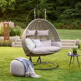 Home Deluxe Hängesessel Twin grau