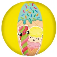 Happy People Happy Summer Strandball Wasserball (ca. 29 cm)