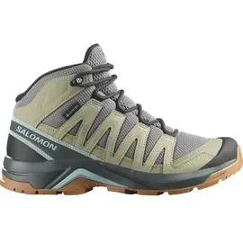Salomon Damen Multifunktionsstiefel SHOES X-ADVENTURE RECON MID GTX W Sedsa, Größe 38 2⁄3 in Grau Sedona Sage/Seagrass/Tourmaline