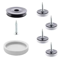 WAGNER QuickClick® Kunststoffgleiter HYPER - zum Schrauben, 4x Basis & Schraube & Einsatz Ø 17 mm, DE Ware - 15809300