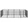 vidaXL Outdoor-Hundezwinger 7,51 m2 Stahl Schwarz