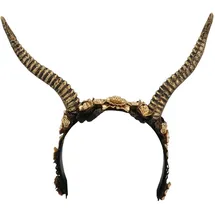 Boland 01076 - Diadem Dämon Deluxe, Haarreif mit Hörner für Kostüme, Halloween und Karneval, Teufel
