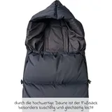 Kaiser Kinderwagen Fußsack Dowwny XL anthracite