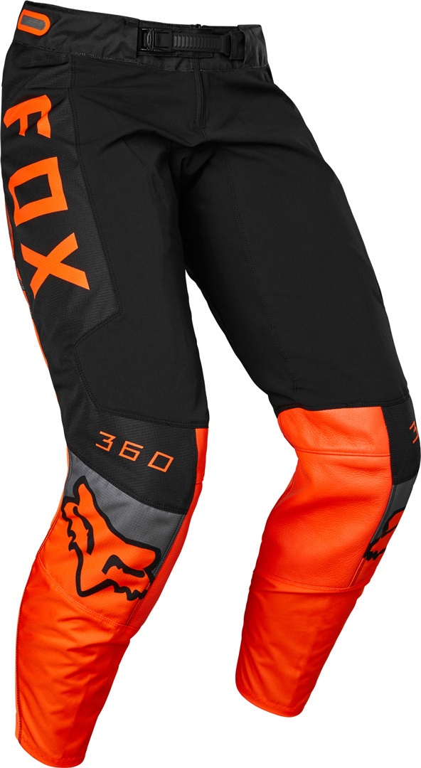 FOX 360 Dier Jeugd Motorcross Broek, zwart-oranje, XL