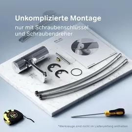 AM.PM Wasserhahn Bad Chrom Waschtischarmatur Bad Armatur Mischbatterie Waschbeckenarmatur Einhebelmischer Badezimmer
