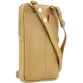 GREENLAND Nature Soft Handytasche Leder Safran