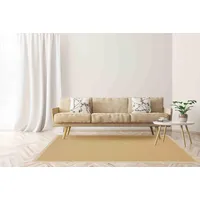carpetfine Sisalteppich CARPETFINE "Sisal , auch als Läufer erhältlich", beige, B:240cm H:5mm L:340cm, Sisal, Teppiche, Sisalteppich, mit farbiger Bordüre, Anti Rutsch Rückseite, viele Größen, Wohnzimmer