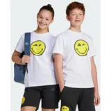Adidas X Smileyworld Graphics Kurzarm-T-Shirt White / Carbon / Bright Yellow / Black 164