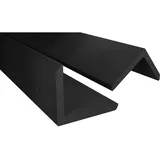 Endorphin WPC Abschlussleisten 10er Set Anthrazit 110cm Winkelprofil 5,5 x 4,5cm - Gesamtlänge 11m
