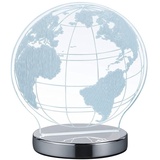 Trio Reality LED Tischleuchte Globe 20 cm x 17,5 cm x 12 cm Chrom
