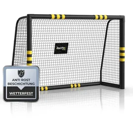 Racetex Fußballtor Schwarz 180 x 120 cm