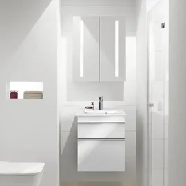 Villeroy & Boch Venticello Schrank mit Waschtisch, mit Spiegelschrank My View 14, 412450R1+A92201DH+A4206000, My View 14