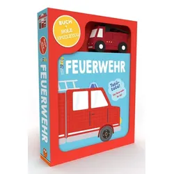 Feuerwehr Buch u. Holzspielzeug