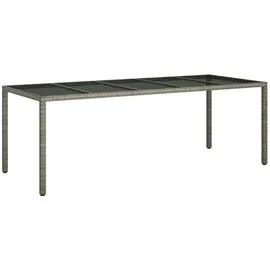 vidaXL Garten-Essgruppe 9-tlg. Grau