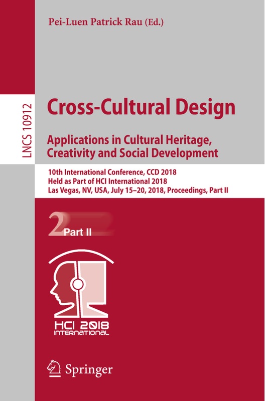 Cross-Cultural Design. Applications In Cultural Heritage, Creativity And Social Development, Kartoniert (TB)