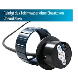 AquaForte Midi Power UVC 75 Watt, kurze Lampen und Edelstahlgehäuse, maximaler Durchfluss von 20m3 pro Stunde, für einen klaren Teich mit gesunden