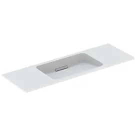 Geberit One Waschtisch schwebendes Design, ohne Hahnloch, mit Überlauf, 1200x400mm, 500392, 500392012 120x13x40cm,