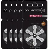 Varta 5x Power One EVOLUTION Gr. 312 Hörgerätebatterien 1,45V 6er Blister PR41 Braun p312