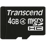 Transcend microSDHC 4GB Class 4 + SD-Adapter