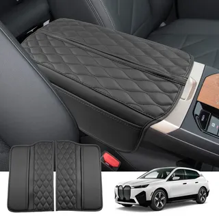 Ruiya für BMW iX(I20) EV xDrive40 xDrive50 M60 2022 2023 2024 Mittelarmlehne Abdeckung, Armlehnenbezug Armlehnen Abdeckung Armlehnenbezüge Mittelkonsole Armlehnenabdeckung BMW iX Zubehör