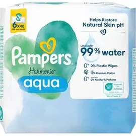 Pampers Feuchttücher Aqua 6x48 St)
