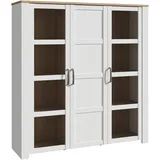 Forte Highboard Bohol 151,1 x 160,6 x 42 cm Weiß